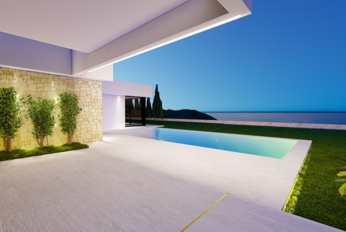 Modern Ibiza-style villa with private pool