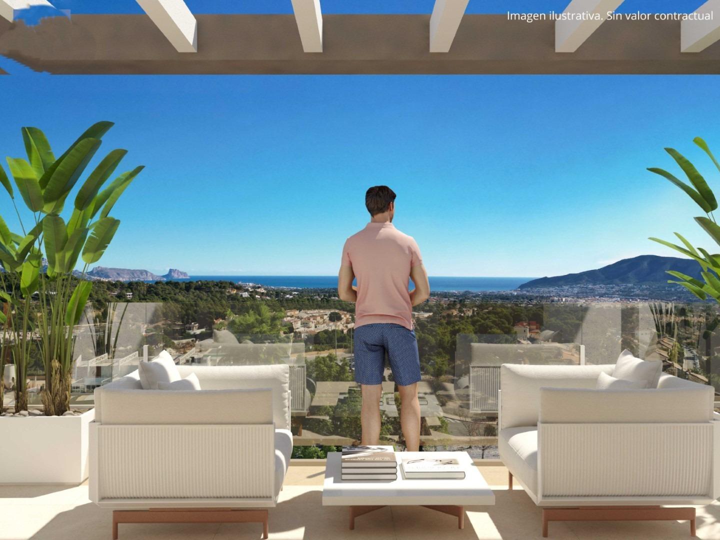 New Mediterranean style semi-detached villas in La Nucia