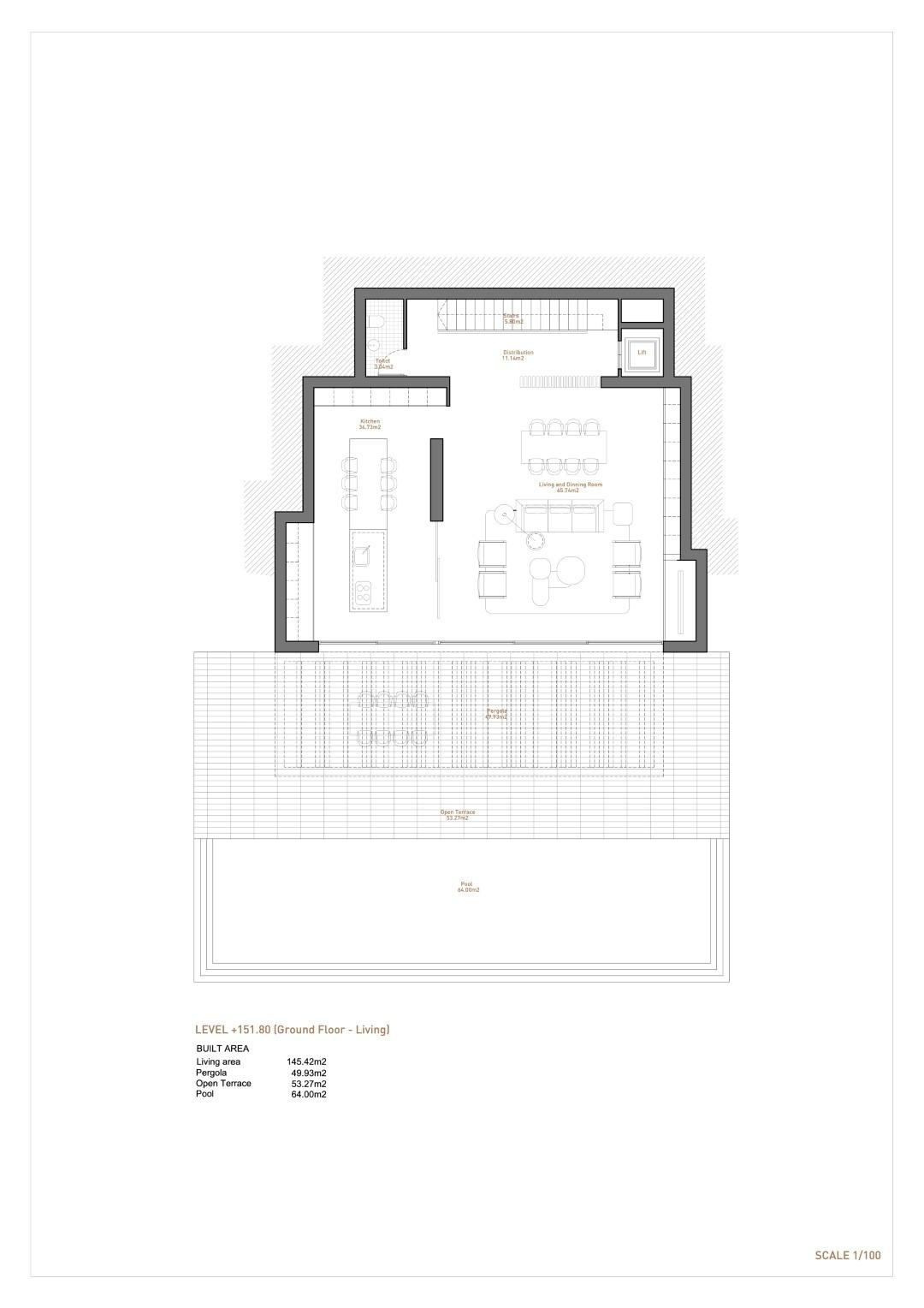 Exclusief modern design villa met uitzicht op zee