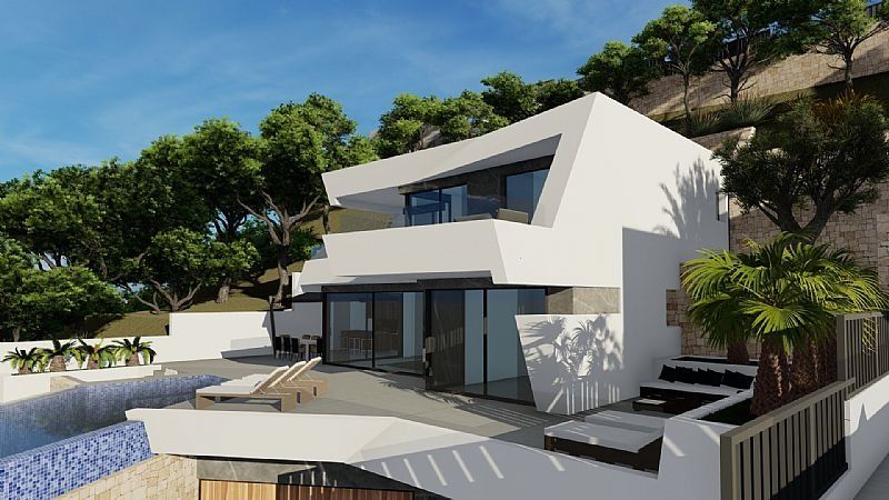Villa Moderna en Calpe con impresionantes vistas al Mar