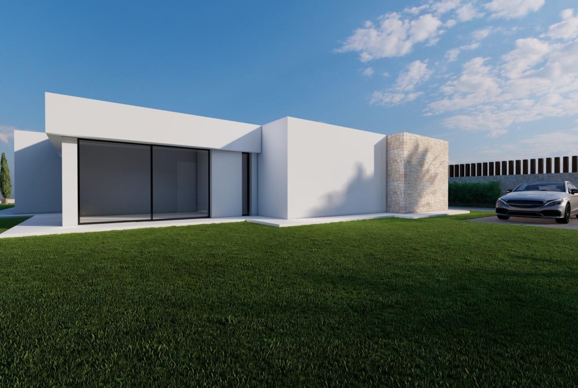 Modern Ibiza-style villa with private pool