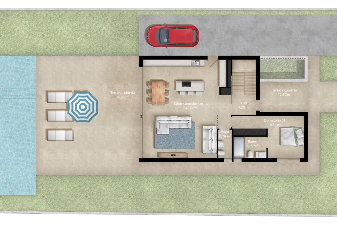 VILLA MYKONOS EN LA ZENIA! MODERNA VILLA DE LUJO DE OBRA NUEVA A SOLO 260 M DE LA PLAYA