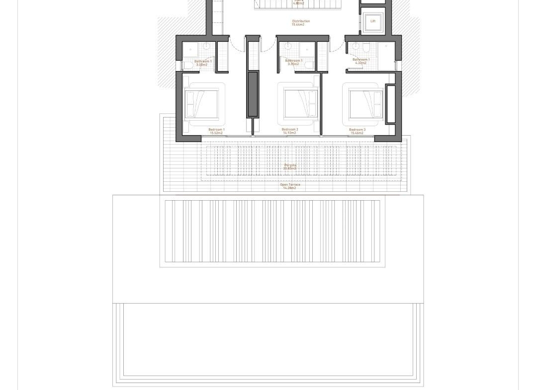 Exclusief modern design villa met uitzicht op zee