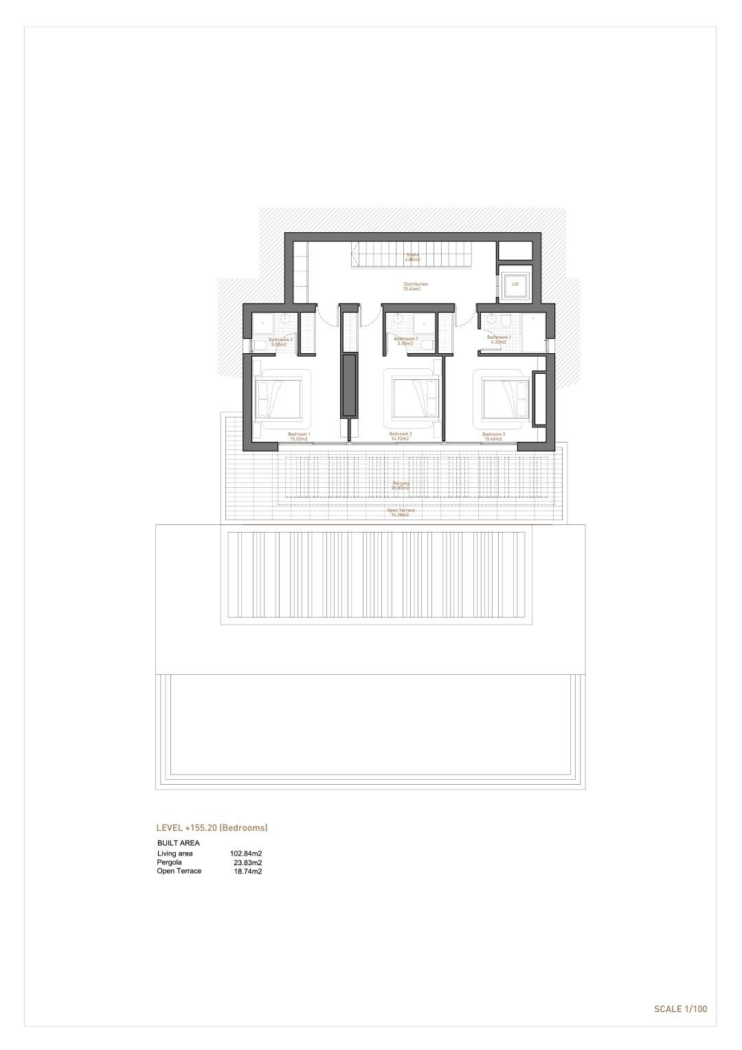 Exclusief modern design villa met uitzicht op zee