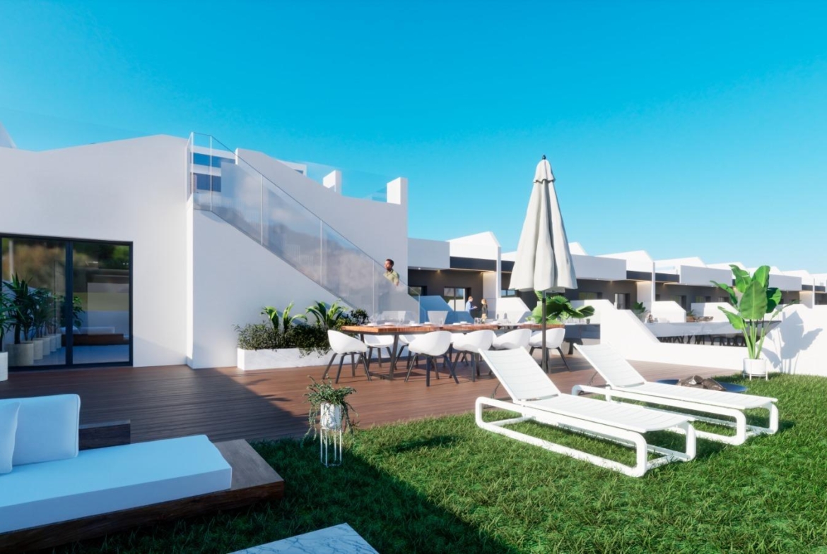OBRA NUEVA. RESIDENCIAL PRIVADA EN BENIJOFAR. 2 DORM. 2 BAÑOS. TERRAZA 16 M2. PISCINA.