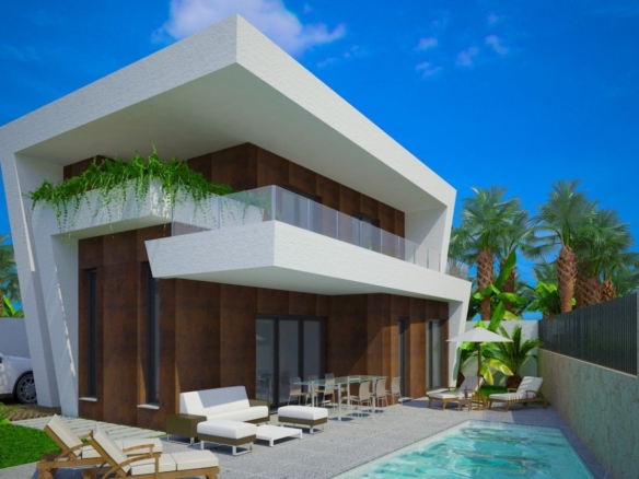 NIEUWE BUILD MODERN VILLAS IN BENIJOFAR