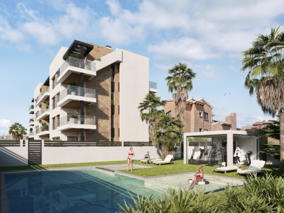 OBRA NUEVA ATICO APARTAMENTOS EN AGUAS NUEVAS. 2 DORM. 2 BAÑOS. PISCINA COMUNITARIA.