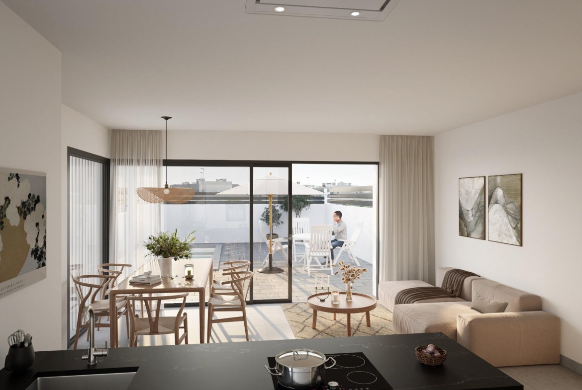 OBRA NUEVA ATICO APARTAMENTOS EN AGUAS NUEVAS. 2 DORM. 2 BAÑOS. PISCINA COMUNITARIA.