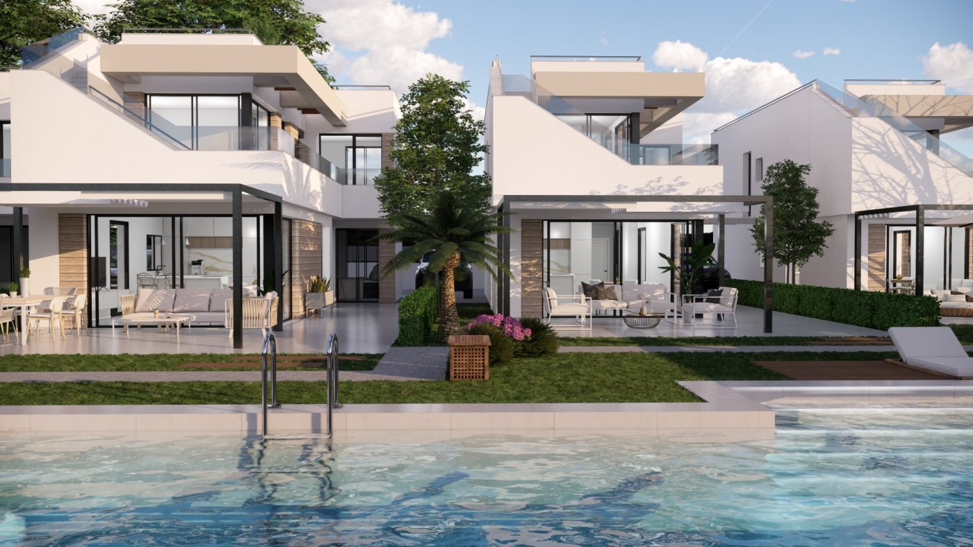 4-11-17 NIEUWE BUILD VILLAS IN PILAR DE LA HORADADA OVER DE GOLF CURSE
