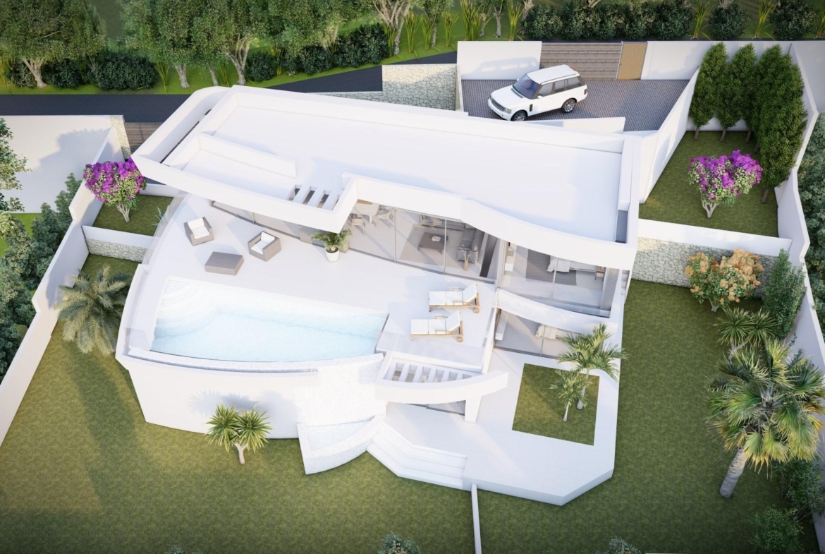 Luxe villa met uitzicht op zee