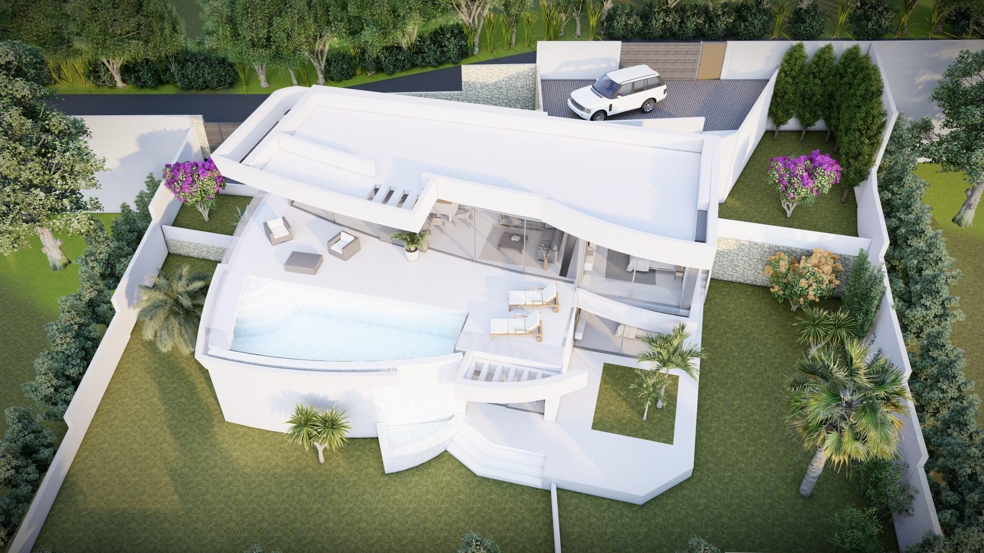 Luxe villa met uitzicht op zee