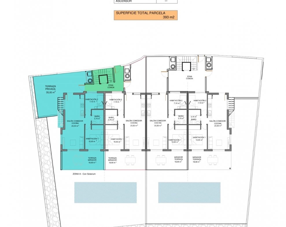 NIEUWE BUILD TOP VLOOR APPARTEMENT IN CIUDAD QUESADA