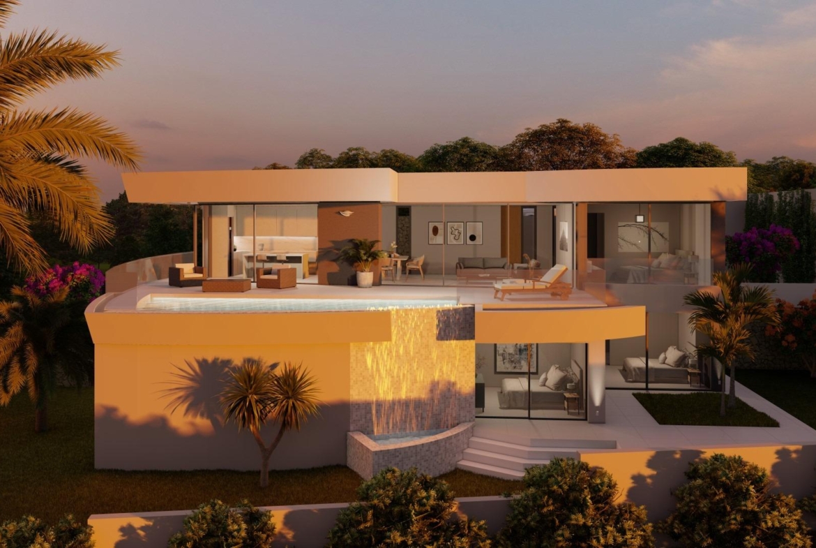 Luxe villa met uitzicht op zee