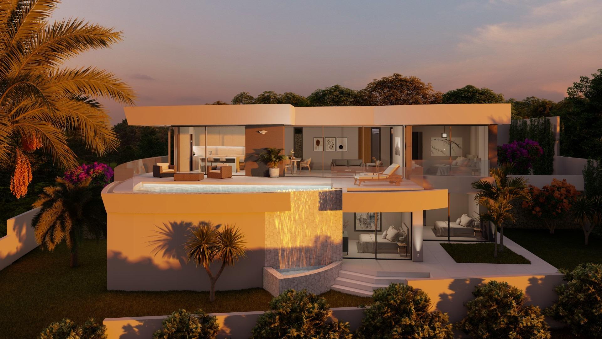 Luxe villa met uitzicht op zee