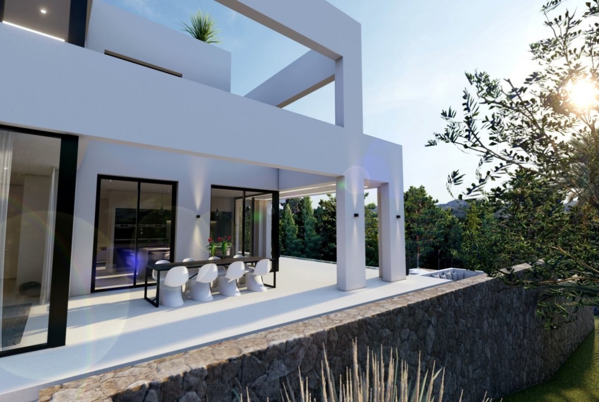 Luxury villa in the Bassetes area of ​​Benissa