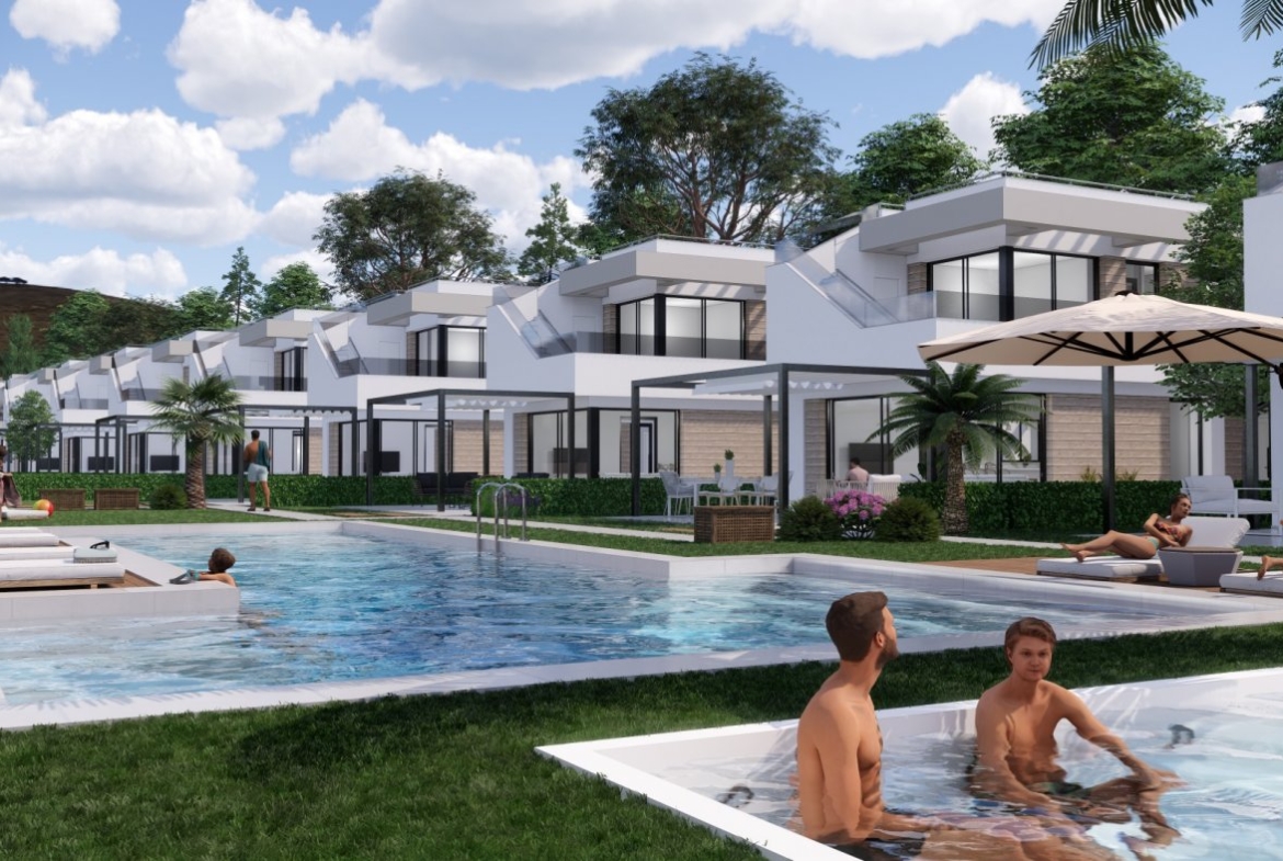NIEUWE BUILD VILLAS IN PILAR DE LA HORADADA OVER DE GOLF CURSE