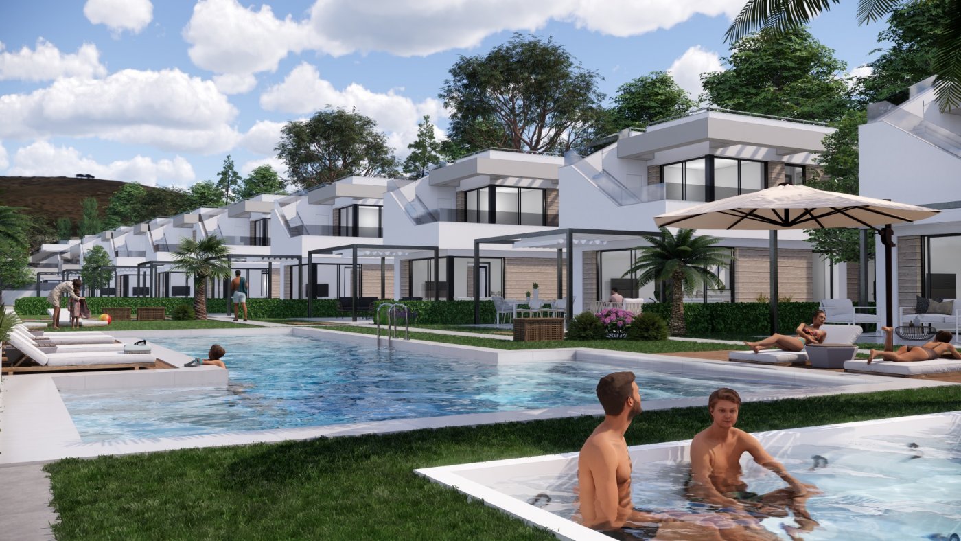 4-13-16 NIEUWE BUILD VILLAS IN PILAR DE LA HORADADA OVER DE GOLF CURSE