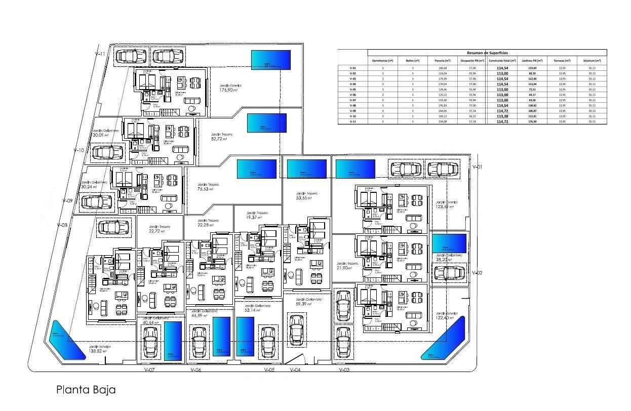4-13-31 NEW BUILD TOWNHOUSES IN SANTIAGO DE LA RIBERA