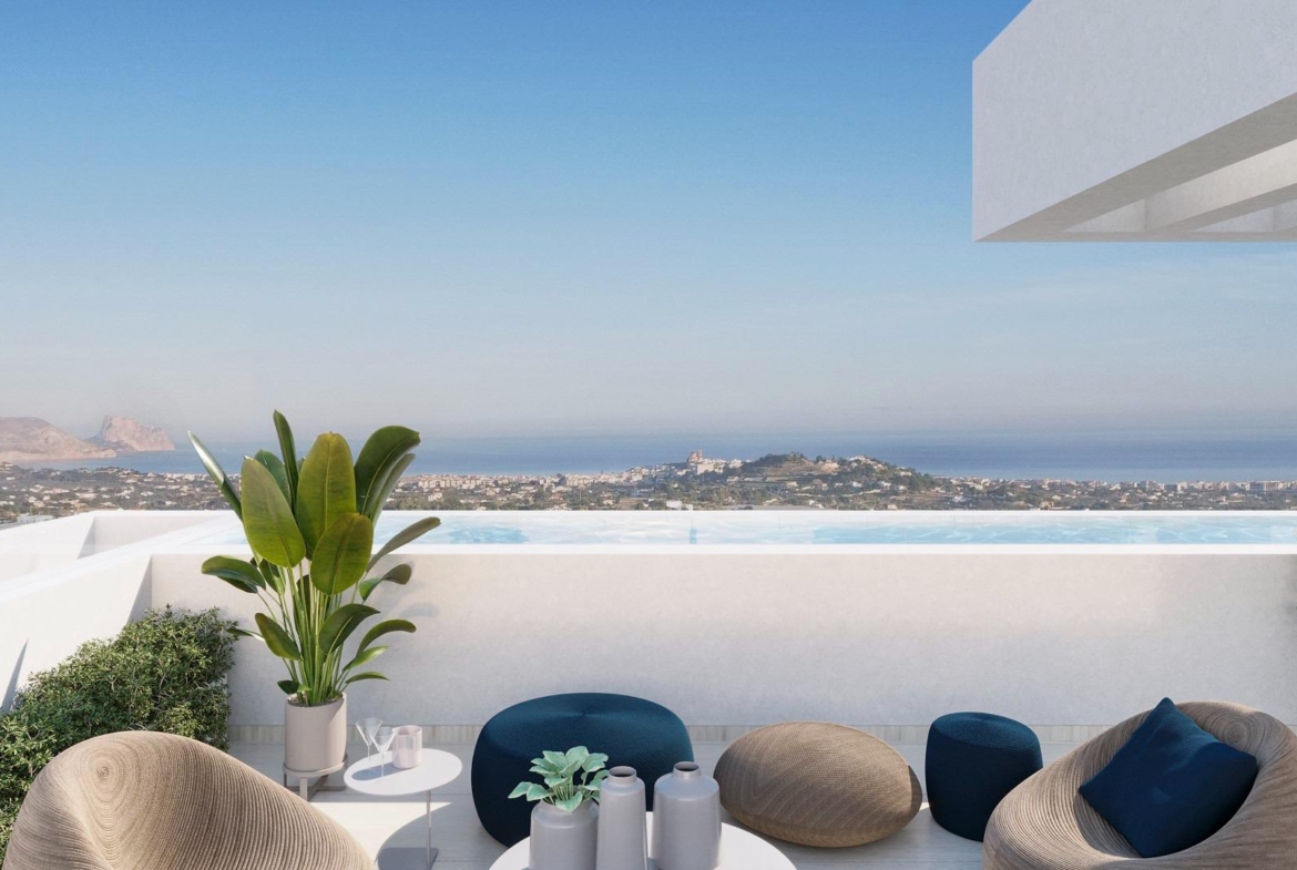 New apartments in complete urbanization and sea views