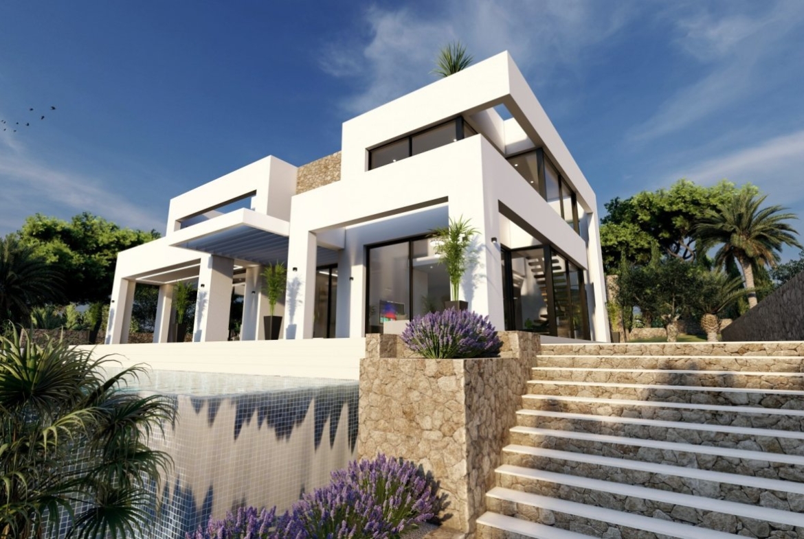 Luxury villa in the Bassetes area of ​​Benissa