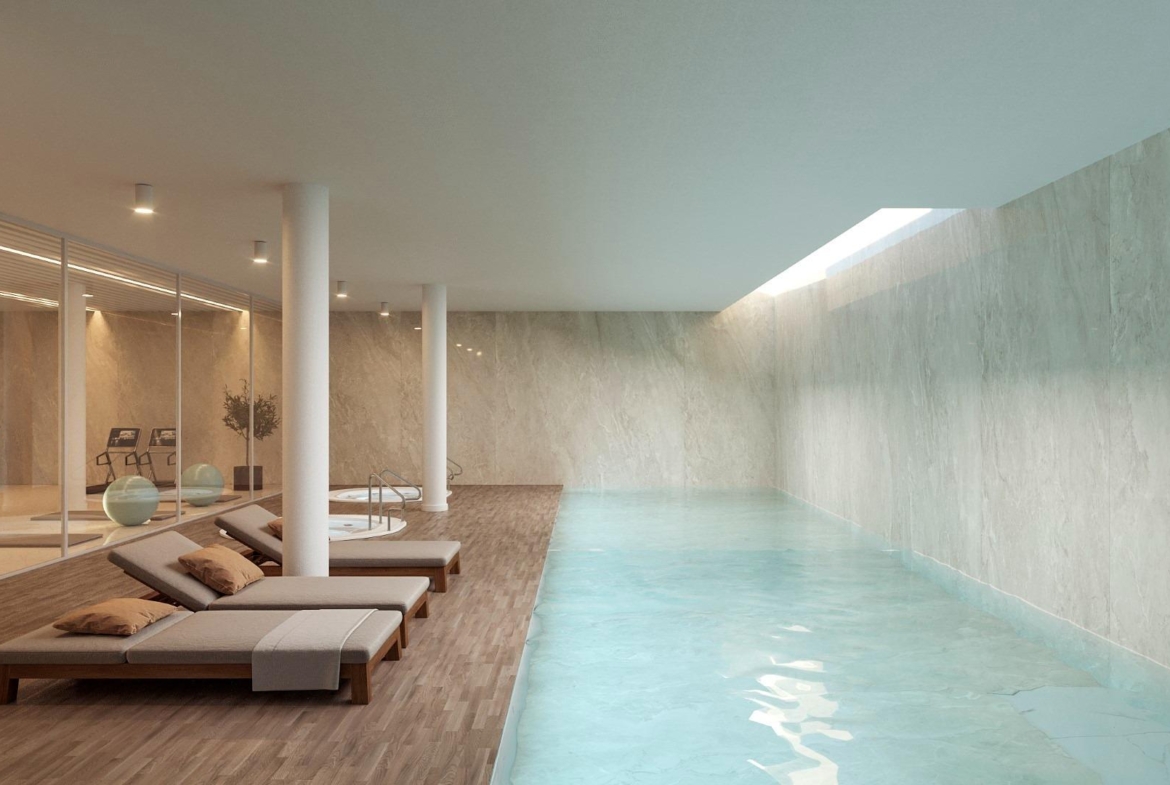 New apartments in complete urbanization and sea views