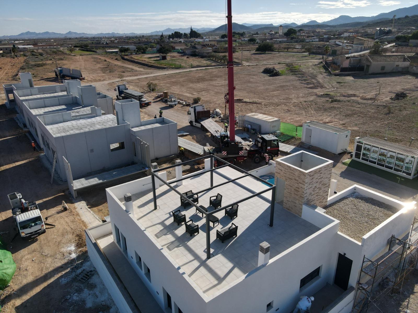 VILLA DE LUJO EN (LA PINILLA) MURCIA. PISCINA. 3 DORM. 4 BAÑOS. PARCELA 300 M2. OPLOSMIDDEL 100 M2.