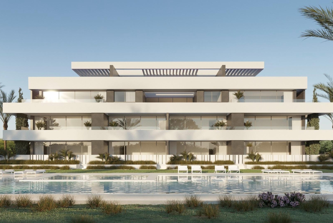 New apartments in complete urbanization and sea views