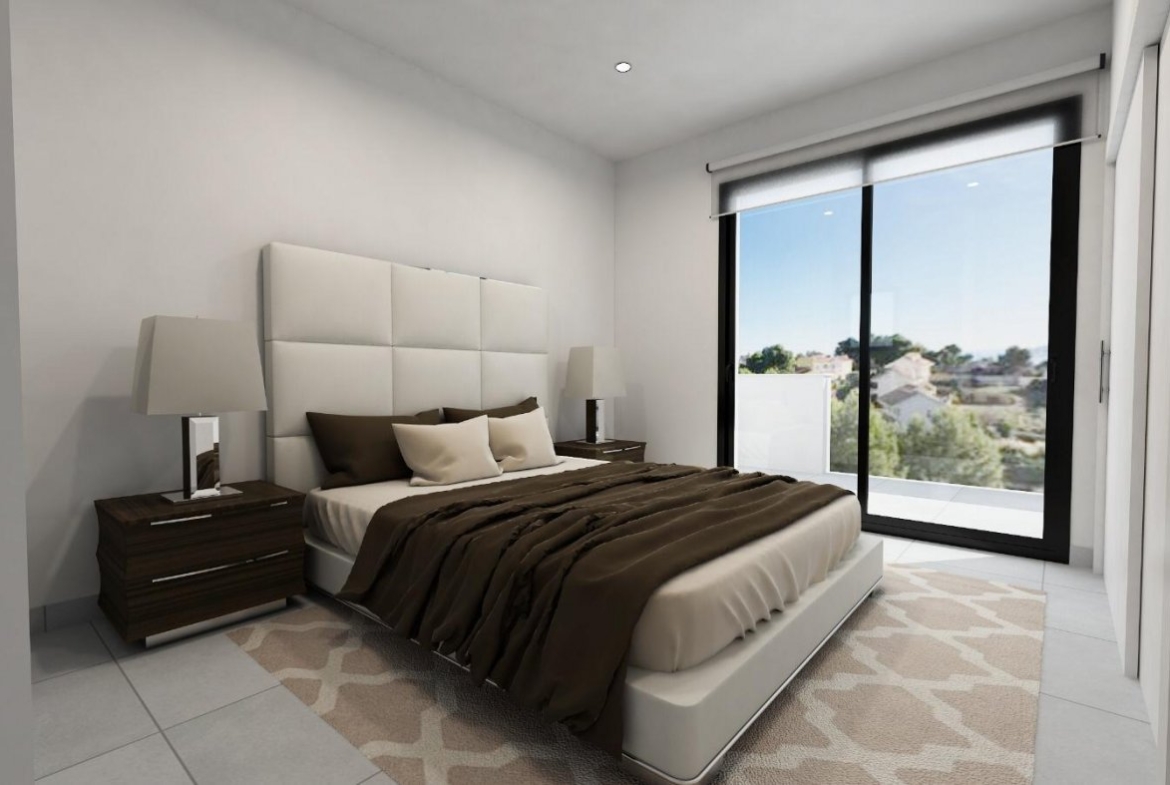 Villas de obra nueva con piscina en La Nucia