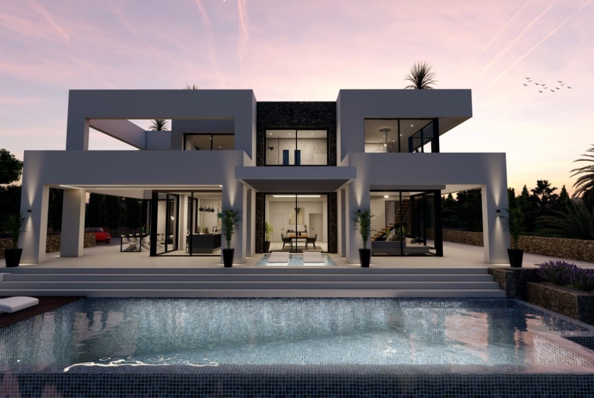 Luxury villa in the Bassetes area of ​​Benissa