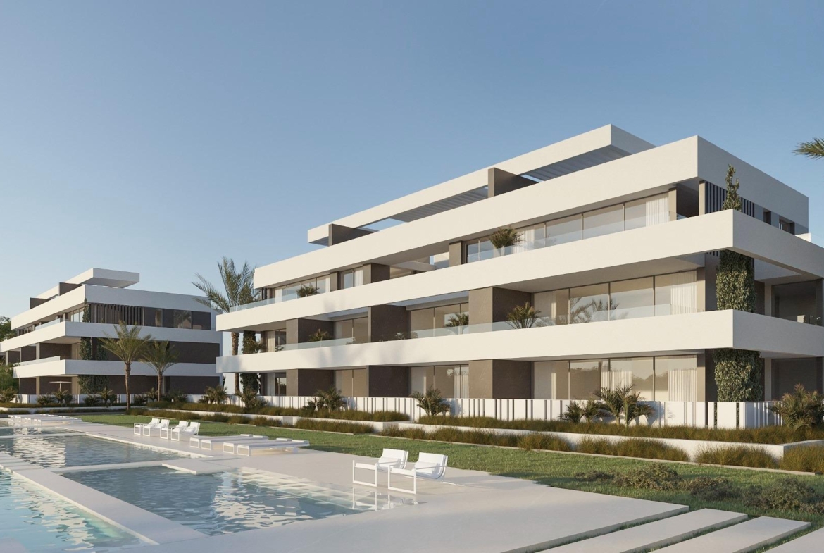 New apartments in complete urbanization and sea views