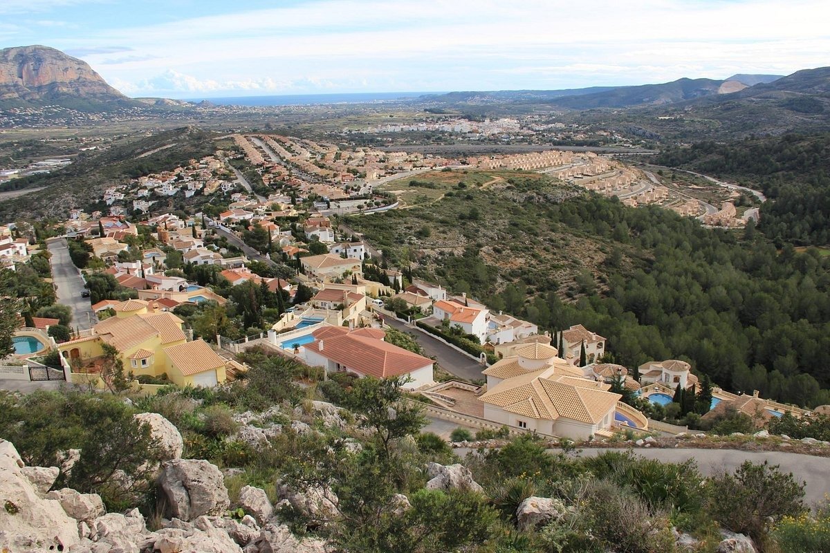 4-16-6 Villa de diseño con vistas al mar y la montaña en Pedreguer