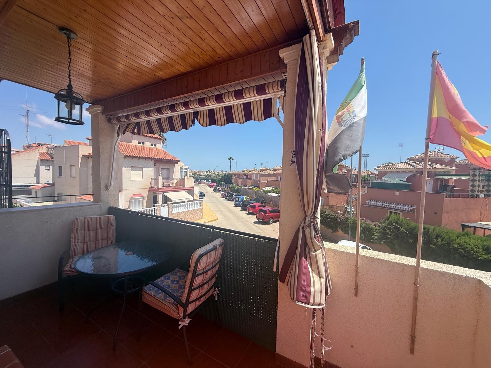 4-16-66 Great High Bungalow in Playa Flamenca: 3 bedrooms, 1 bathroom, 3 storage rooms, pool.