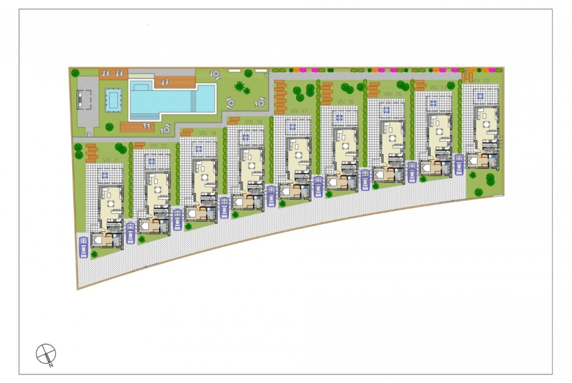 NIEUWE BUILD VILLAS IN PILAR DE LA HORADADA OVER DE GOLF CURSE