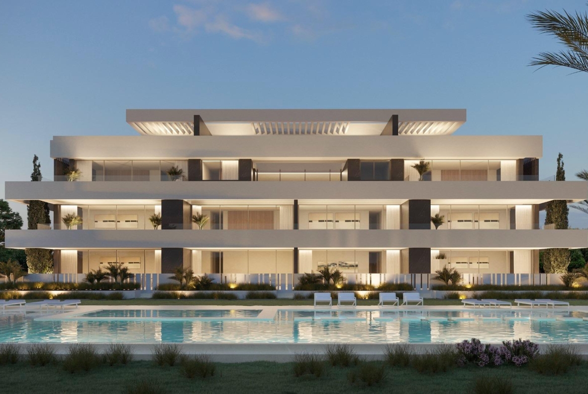 New apartments in complete urbanization and sea views
