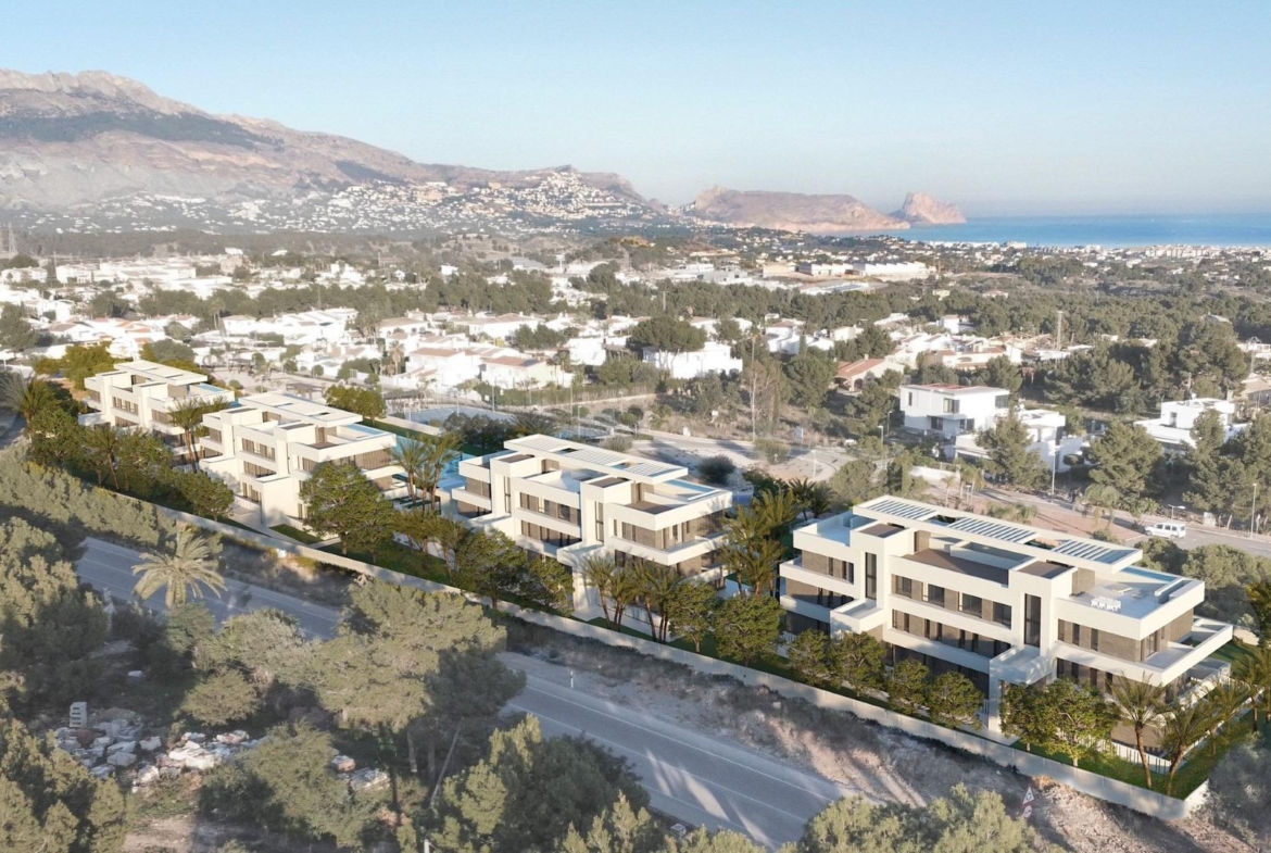 New apartments in complete urbanization and sea views