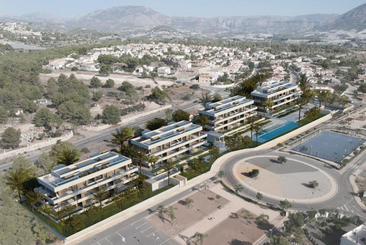 New apartments in complete urbanization and sea views