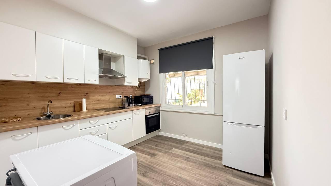 Ground floor bungalow, renovated, with 2 bedrooms and 1 bathroom
