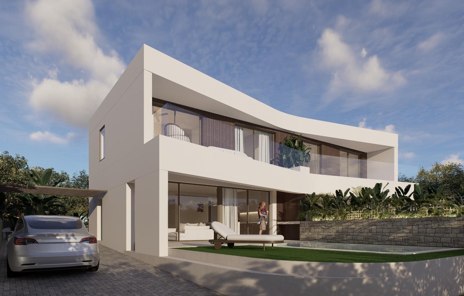 4-2-101 OBRA NUEVA EN GRAN ALACANT. DRIE DOLLAR. JARDIN Y PROPIA PISCINA. MODELO BELLAS.