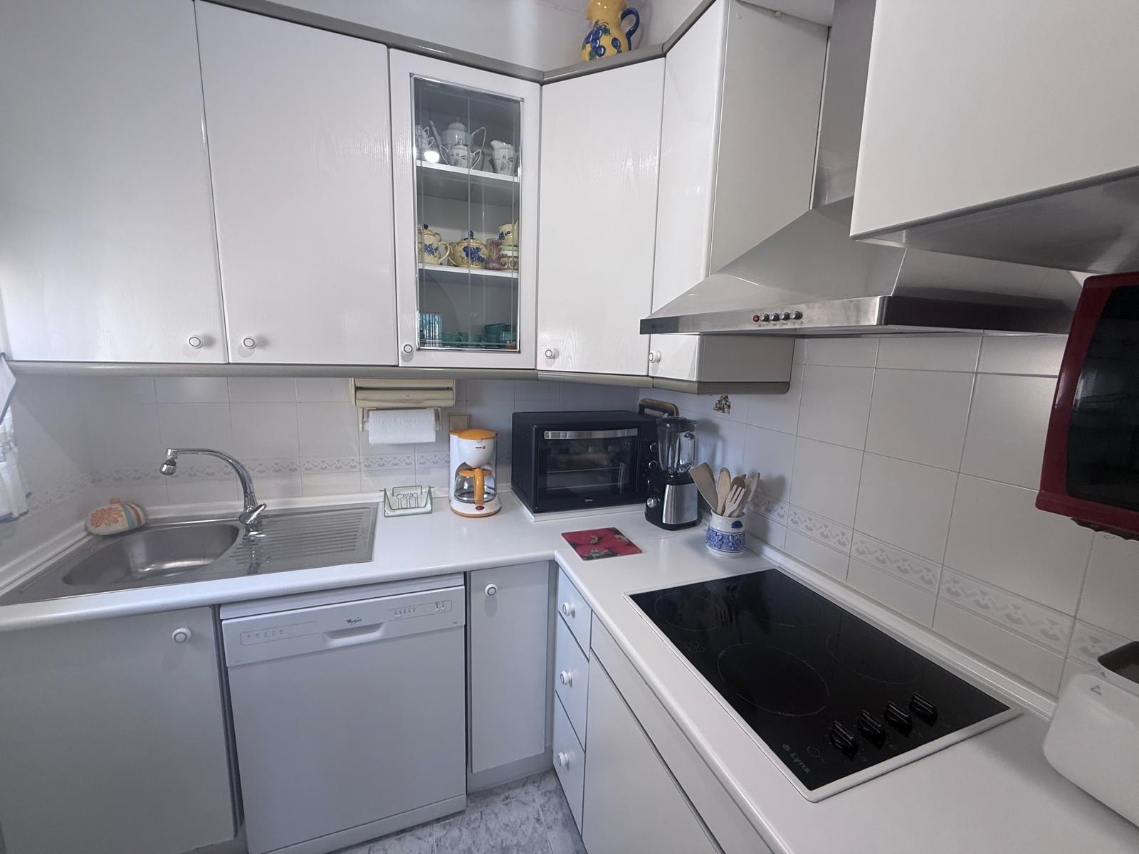 4-2-102 Great High Bungalow in Playa Flamenca: 3 bedrooms, 1 bathroom, 3 storage rooms, pool.