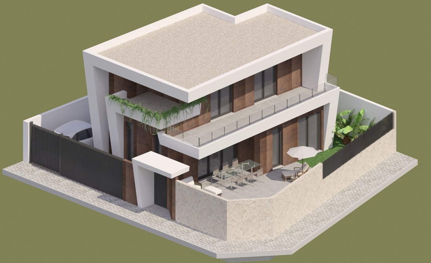 4-2-17 NEW BUILD MODERN VILLAS IN BENIJOFAR