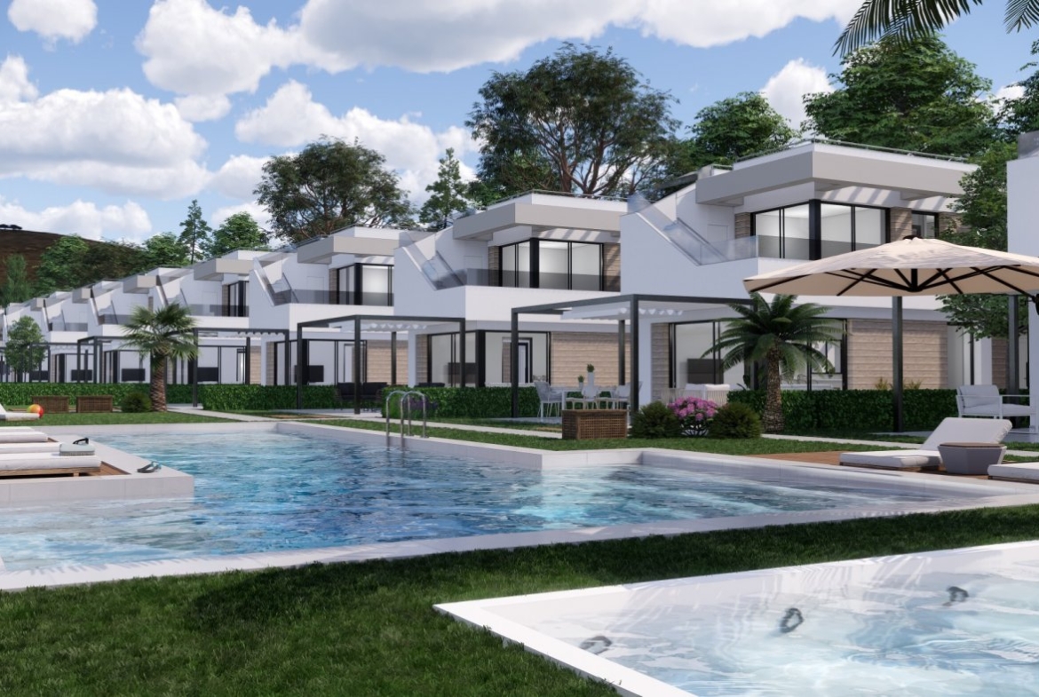 NIEUWE BUILD VILLAS IN PILAR DE LA HORADADA OVER DE GOLF CURSE