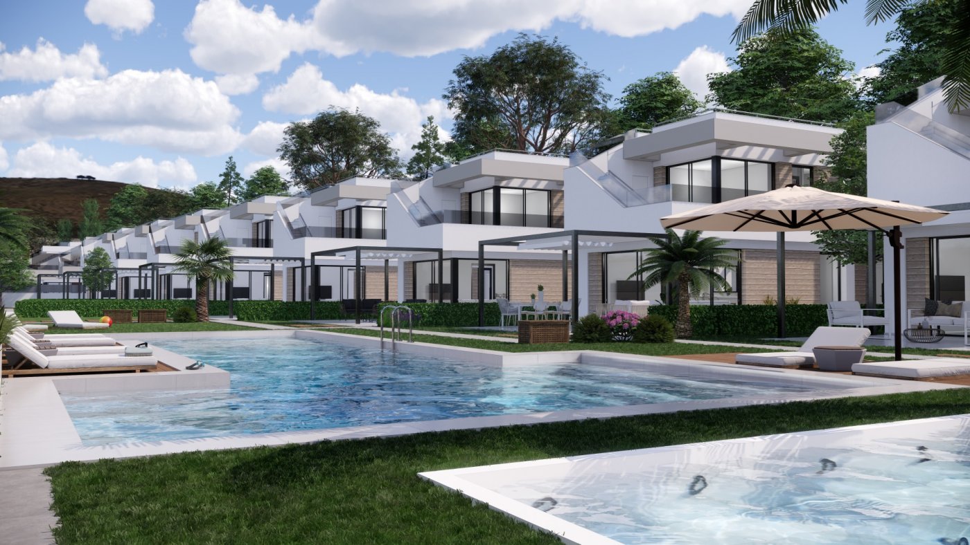 4-2-21 NIEUWE BUILD VILLAS IN PILAR DE LA HORADADA OVER DE GOLF CURSE