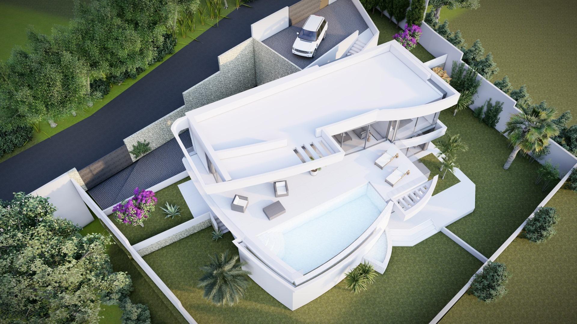 Luxe villa met uitzicht op zee