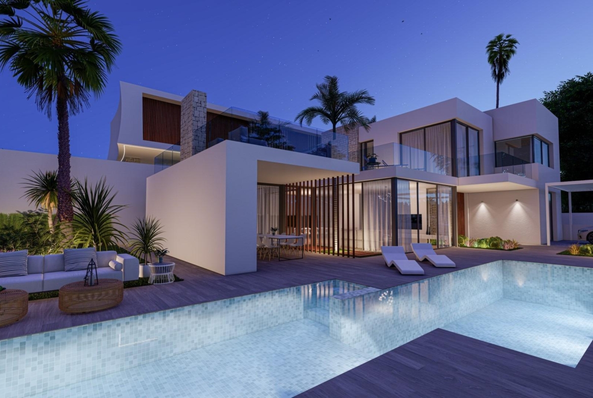 New luxury villa with pool in Albir