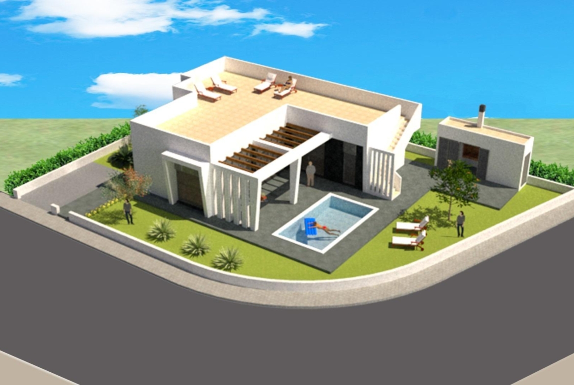 Independent villas with fully customizable pool