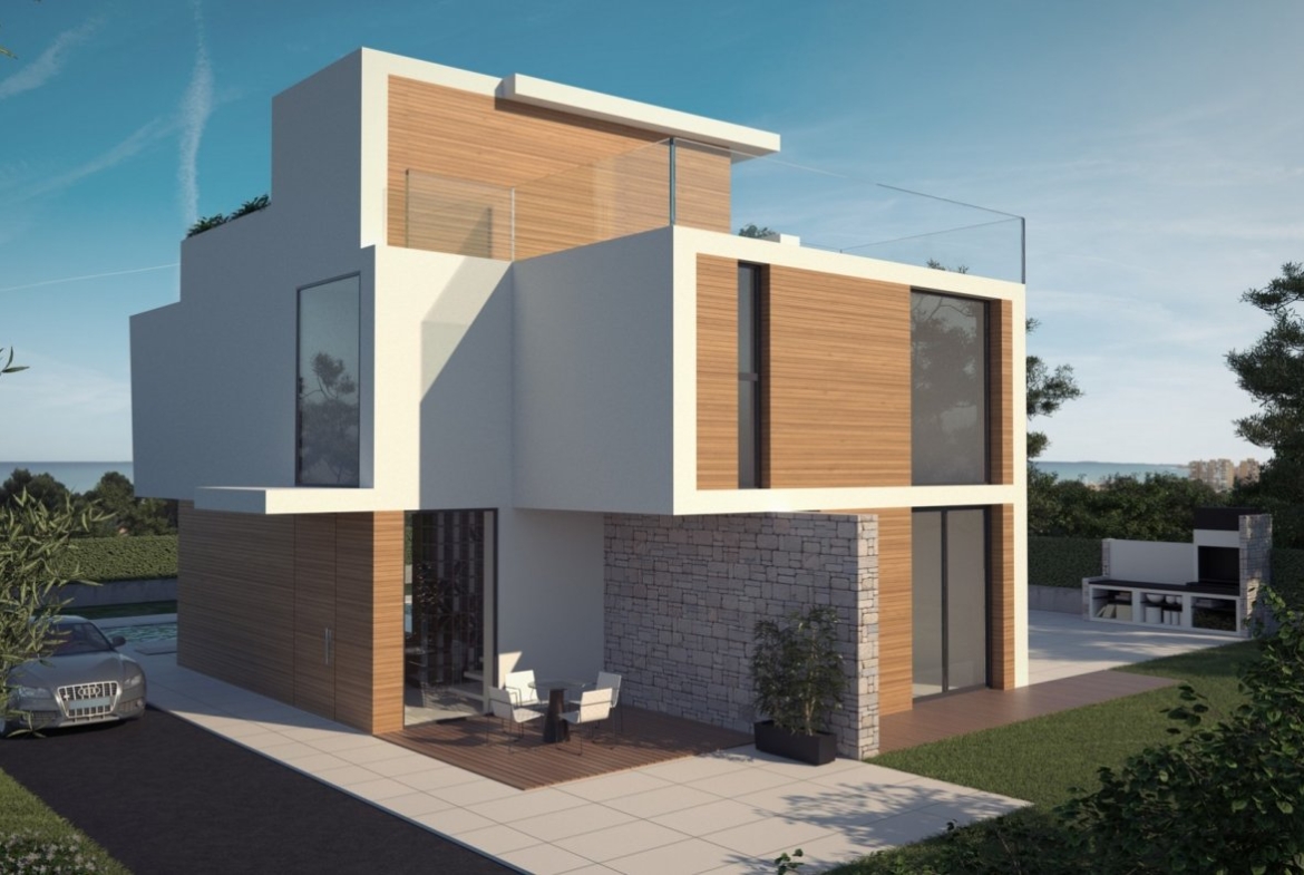 NEW CONSTRUCTION VILLAS 250 m FROM THE BEACH IN CAMPOAMOR