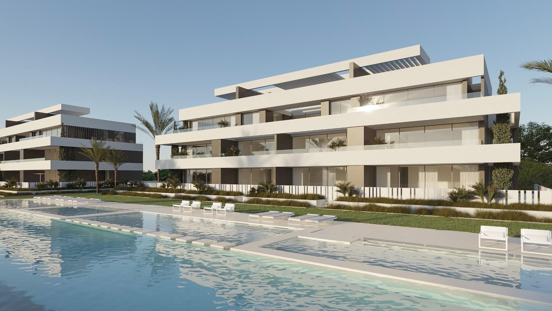 4-2-54 New apartments in complete urbanization and sea views