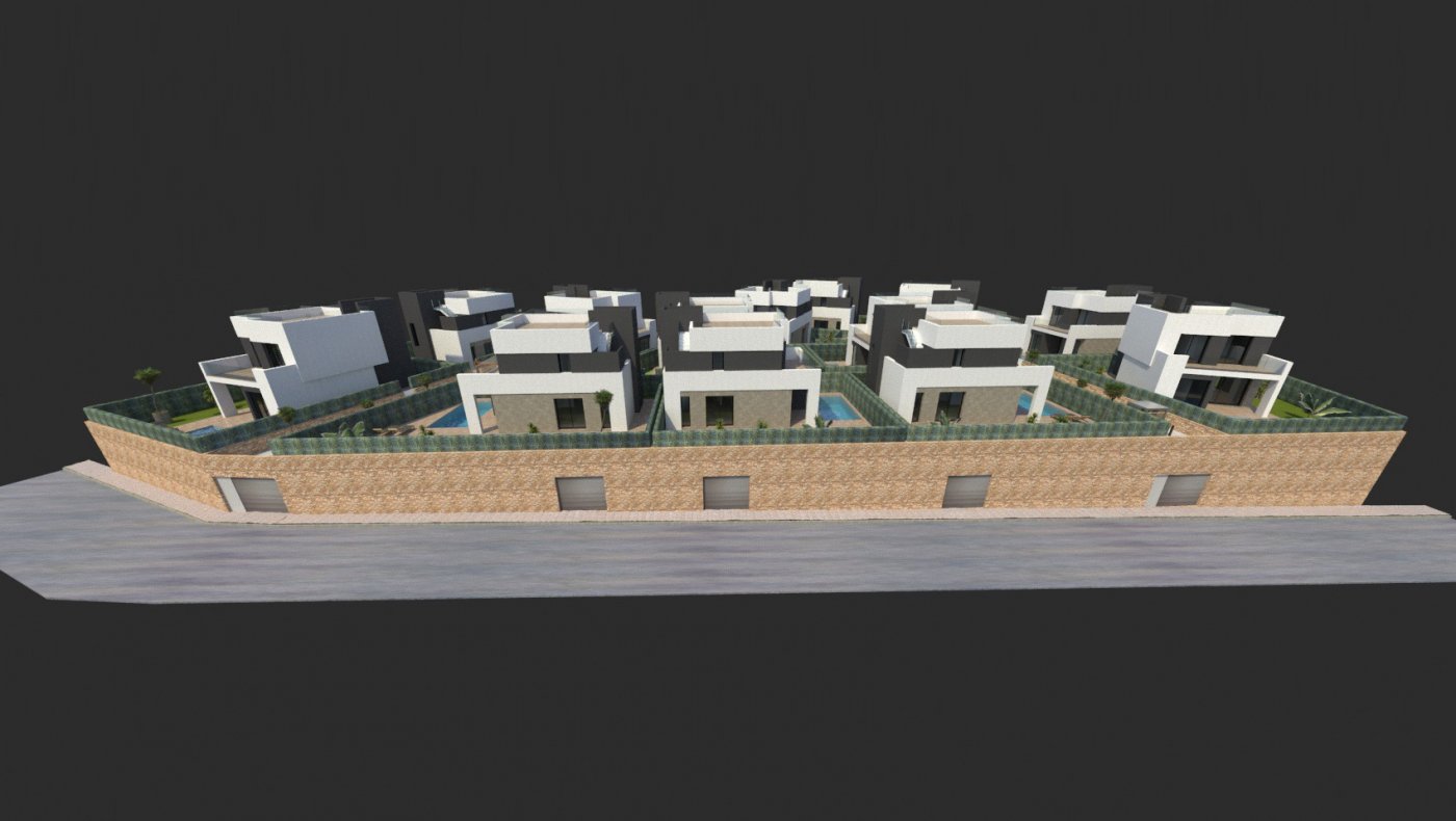 4-21-4 Villas de obra nueva con piscina en La Nucia