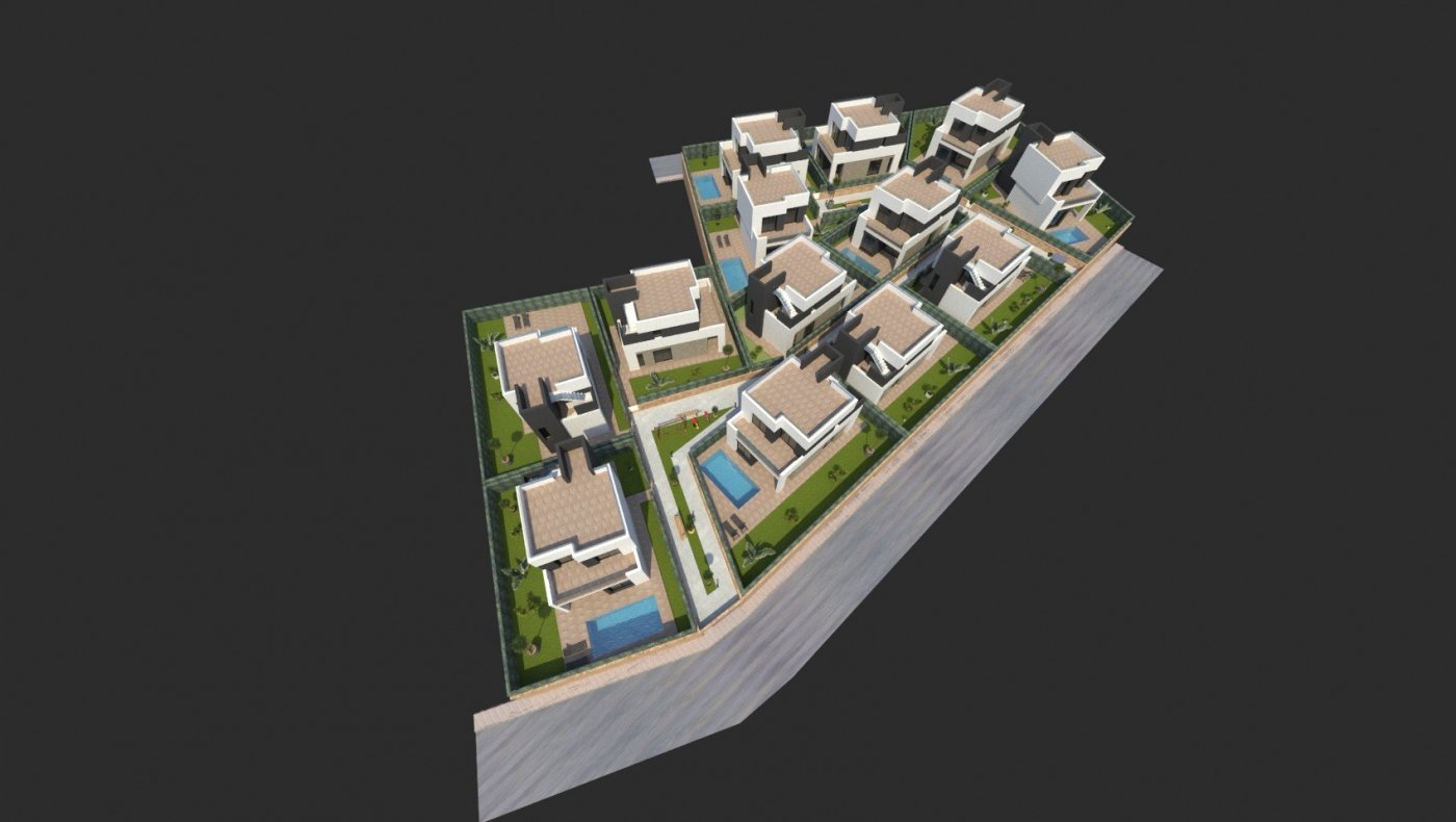 4-23-4 Villas de obra nueva con piscina en La Nucia