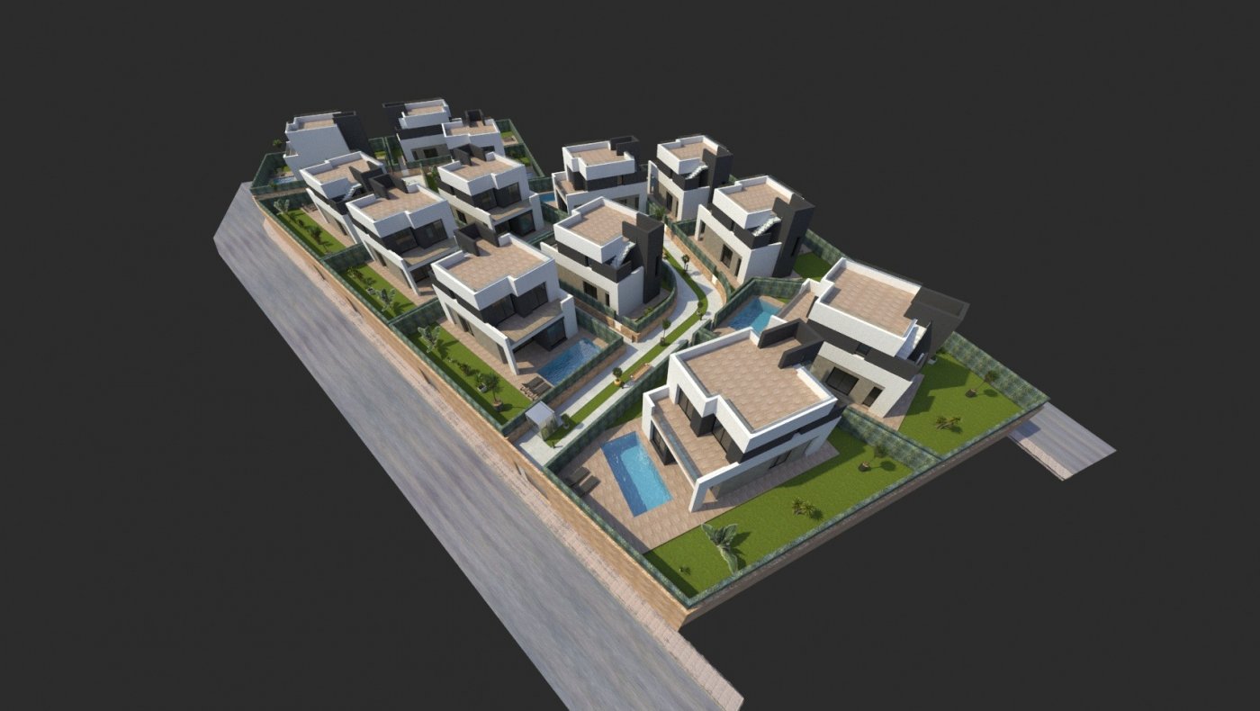 4-24-3 Villas de obra nueva con piscina en La Nucia